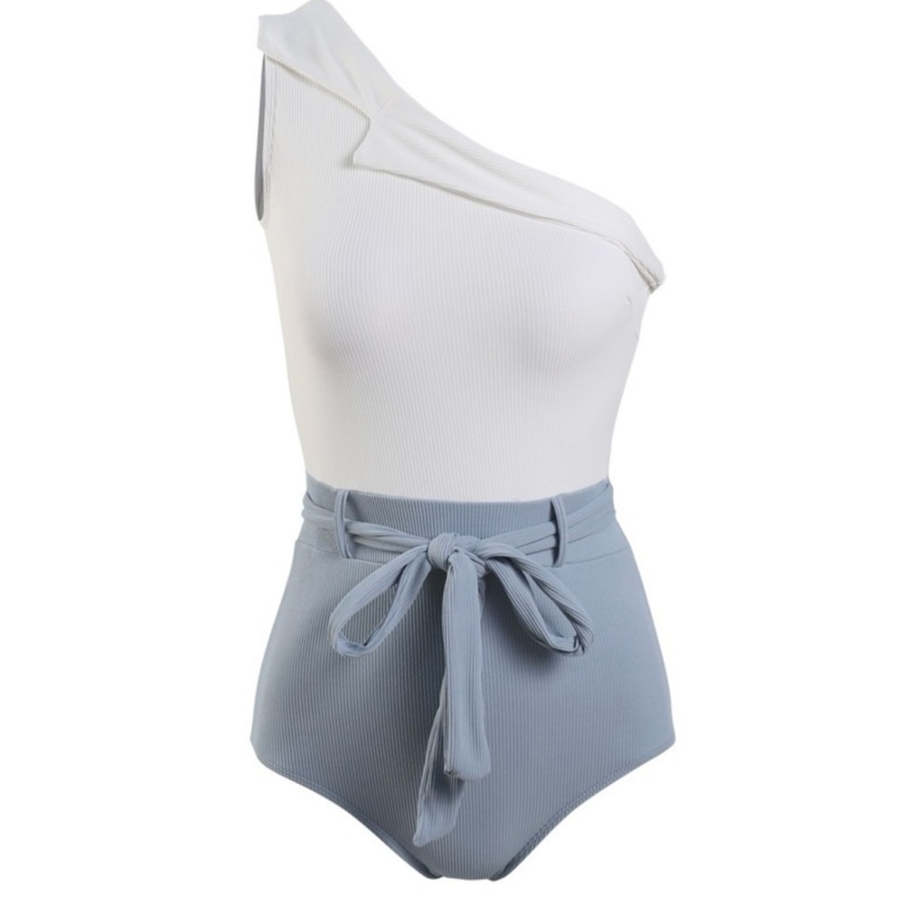 Elegant One-Shoulder swim suit